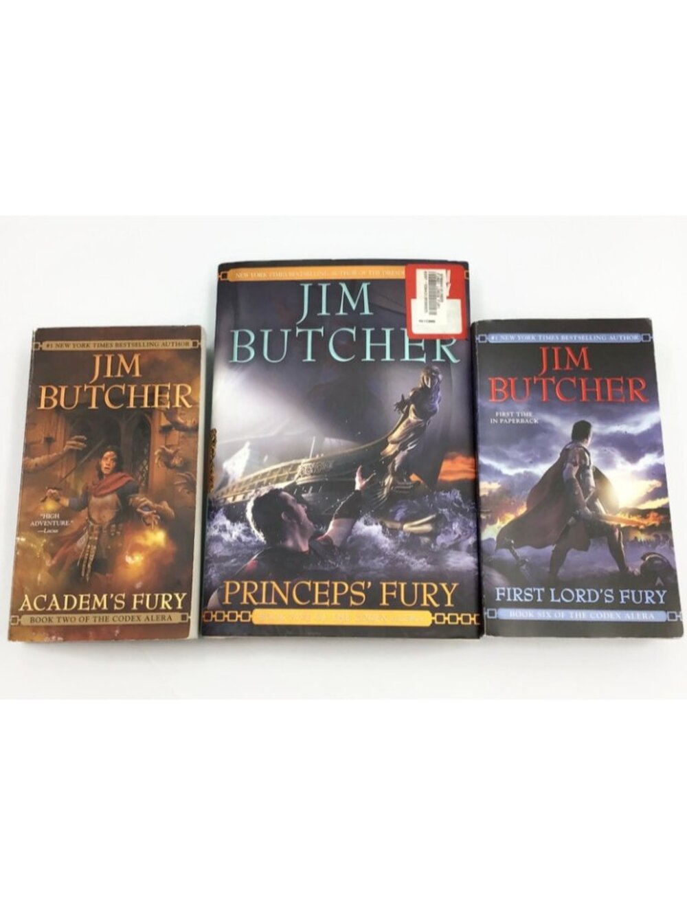 Codex Alera Books Lot 2 5 6 Jim Butcher Fantasy Set